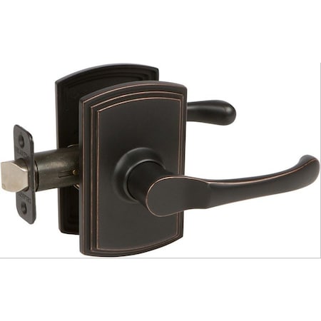 Delaney Hardware Italian Collection Artino Edged Bronze Hall/Closet Door Handle 364207
